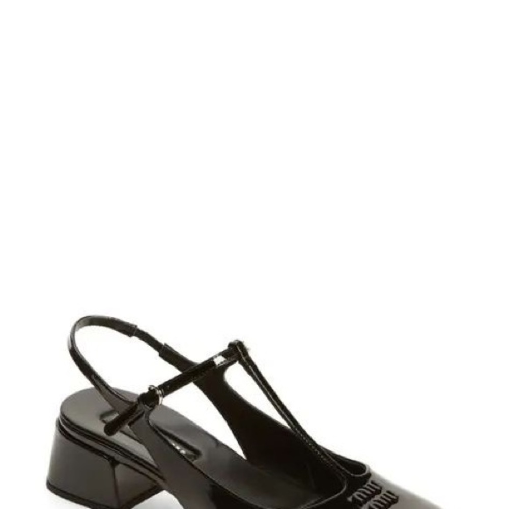 Miu Miu Patent Leather Slingback Pumps
Size 37.5